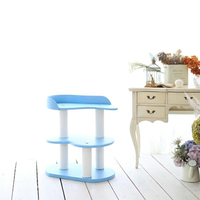 9色から選べる！ 国産ミニキャットタワー 猫用アイテム 猫タワー 幅60×奥行36.5×高さ60cm te-small-a |  | 09