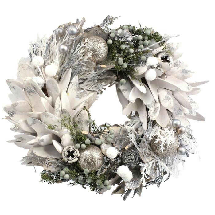 お花のナチュラルリース Mサイズ 約25cm 玄関 ドア 紙スタンド付き ドライフラワー おしゃれ 造花 高級 豪華 飾り |  | 06