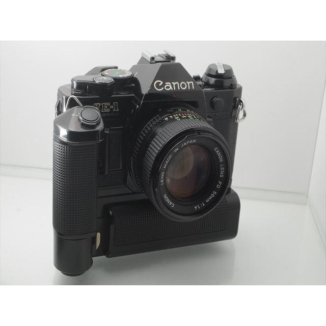 一眼レフカメラ 初心者 中古 一眼レフ canon AE-1 FD 50mm f1.4 バッテリパック フィルムカメラ 【中古】の画像