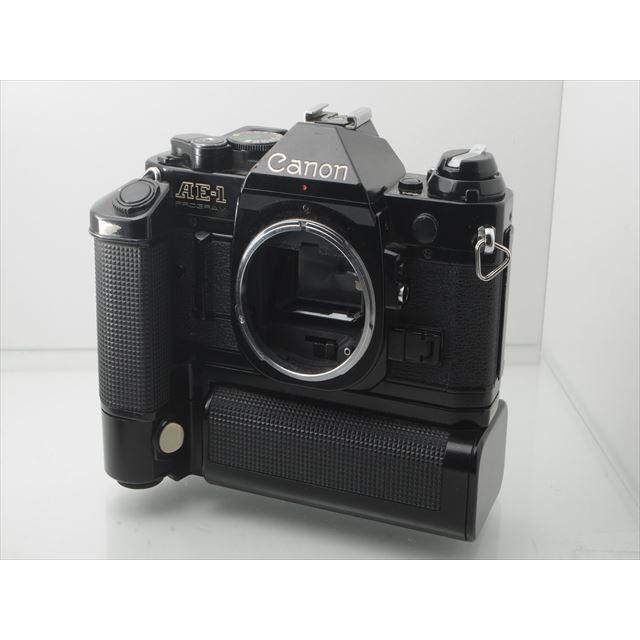 一眼レフカメラ 初心者 中古 一眼レフ canon AE-1 FD 50mm f1.4 バッテリパック フィルムカメラ 【中古】の画像