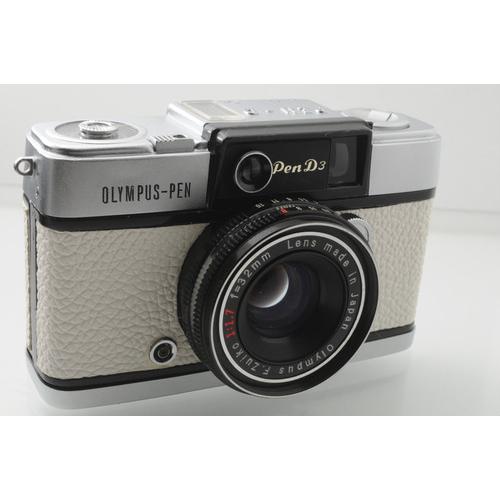 OLYMPUS - 【美品】OLYMPUS  PEN D3 フィルムカメラ【完動品】 OLYMPUS PEN フィルムカメラ 中古 D3 olympus pen ホワイト