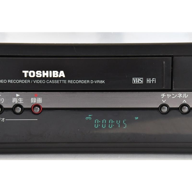 vhs dvd 一体型 レコーダー vhs ビデオデッキ TOSHIBA D-VR8K dvdプレーヤー【中古】の画像