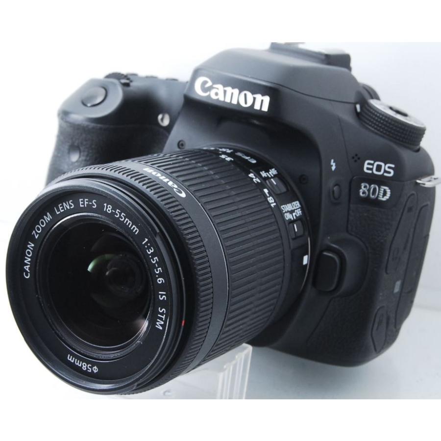 一眼レフカメラ 初心者 一眼レフ 中古 Canon EOS 80D レンズキット 整備 センサークリーニング【中古】
