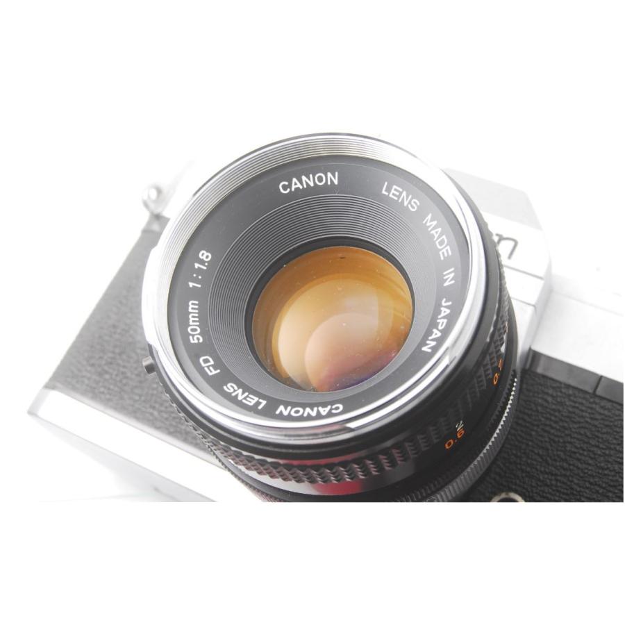一眼レフカメラ 初心者 中古 一眼レフcanon キヤノン FTb QL FD50mm F1.8【中古】の画像