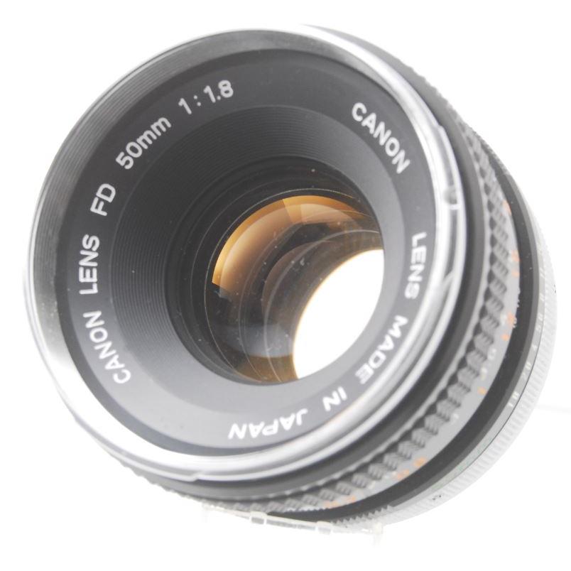 一眼レフカメラ 初心者 中古 一眼レフcanon キヤノン FTb QL FD50mm F1.8【中古】の画像