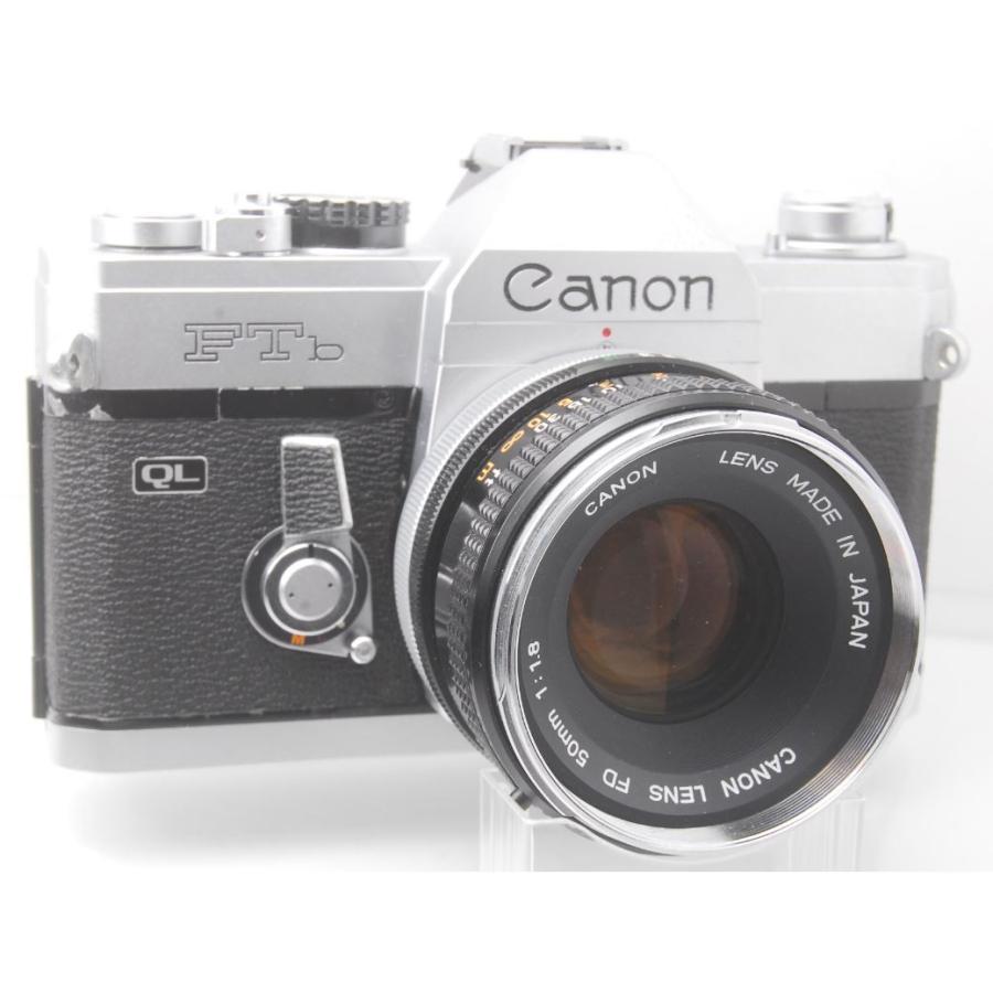 一眼レフカメラ 初心者 中古 一眼レフcanon キヤノン FTb QL FD50mm F1.8【中古】の画像