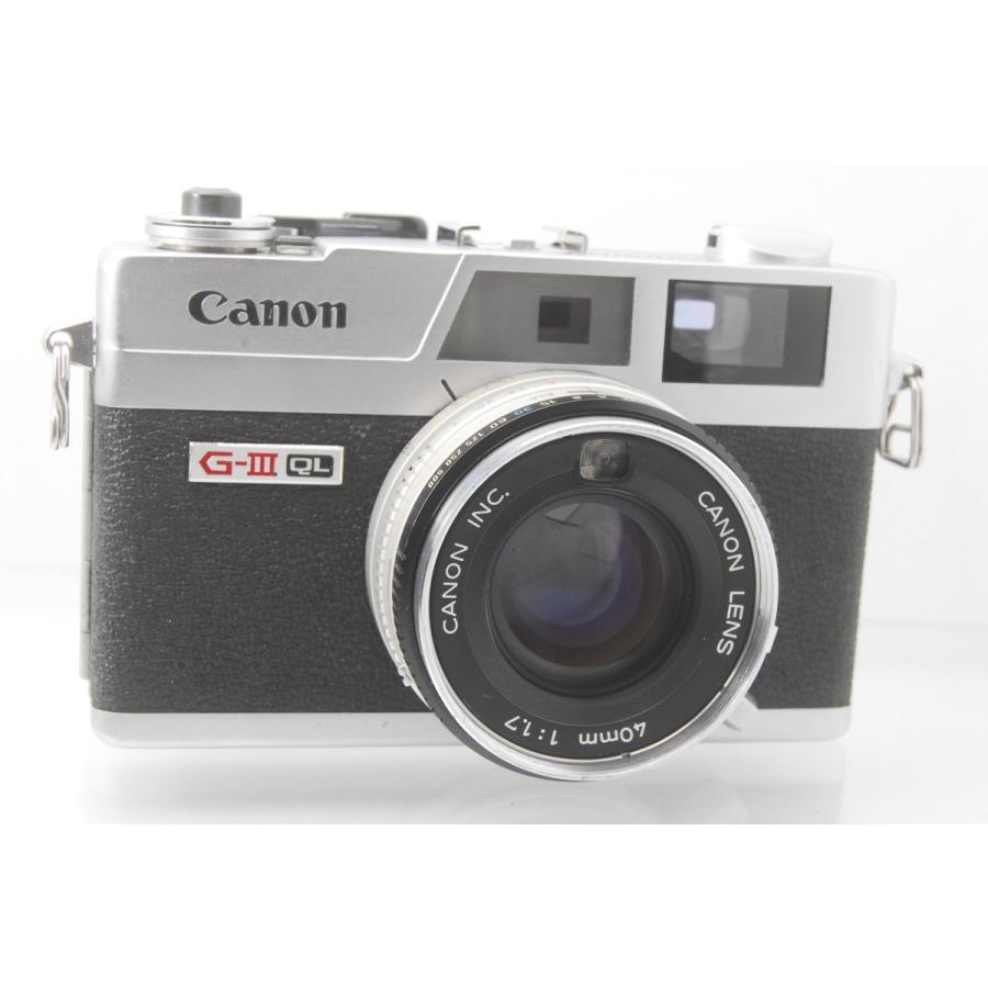 キヤノン - 写真フィルム写真機 中古 一眼一眼レフ Canon キヤノネットG-III QL17 写真フィルム写真機 中古 写真機 中古 単興味の中心水晶体【中古】 フィルムカメラ-カメラ