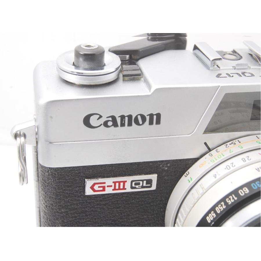 【現状品】Canon G-ⅢQL17 フィルムカメラ Canon Canonet QL17 GIII G3 ブラック / 40mm F1.7 レンジファインダー