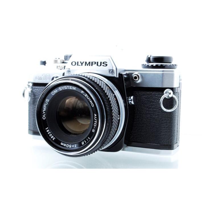 一眼レフ 一眼レフカメラ 初心者OLYMPUS OM-10 F.ZUIKO AUTO-S 50mm F1.8 レンズセット【中古】