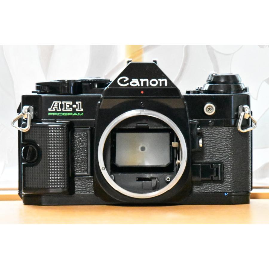 フィルムカメラ カメラ 中古 中古 カメラ canon ae-1 PROGRAM 単焦点レンズ canon AE-1 FD 50mm f1.4 付き 【中古】の画像