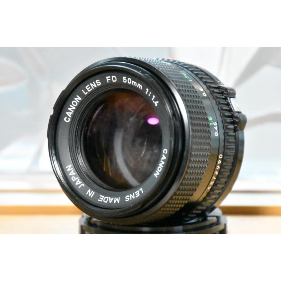 フィルムカメラ カメラ 中古 中古 カメラ canon ae-1 PROGRAM 単焦点レンズ canon AE-1 FD 50mm f1.4 付き 【中古】の画像