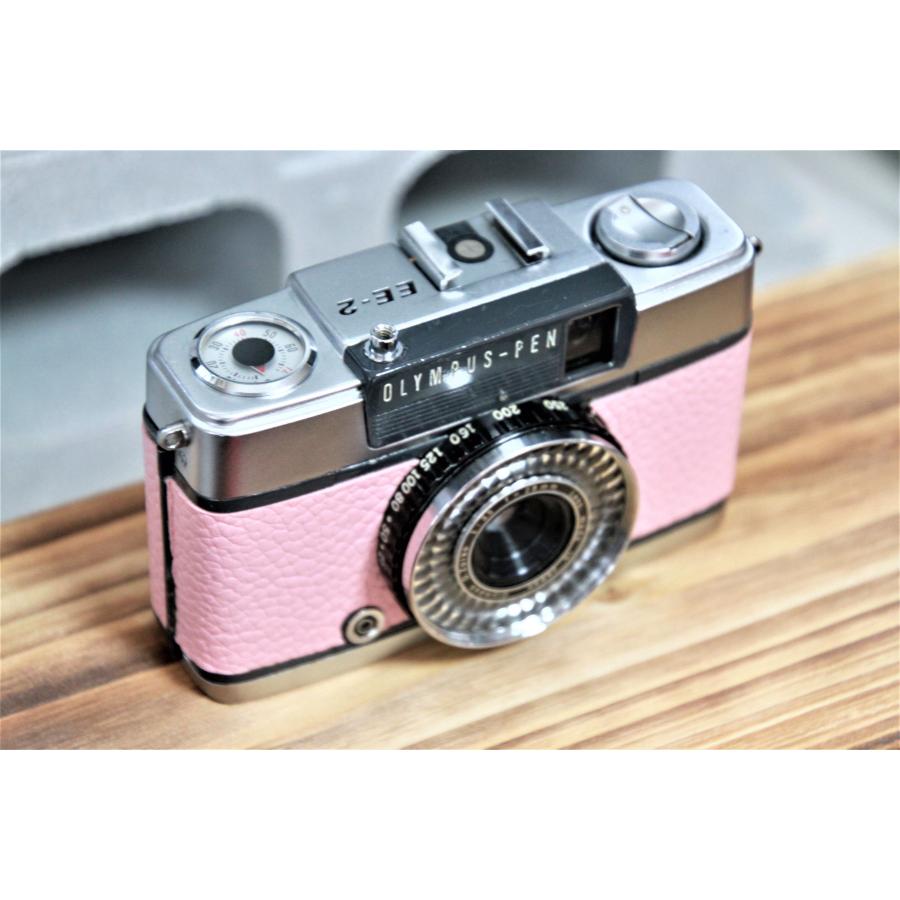 フィルムカメラ 中古 カメラ Olympus pen フィルムカメラ Olympus Pen EE-2 パステルピンク【中古】【オーバーホール済】｜prospers｜03