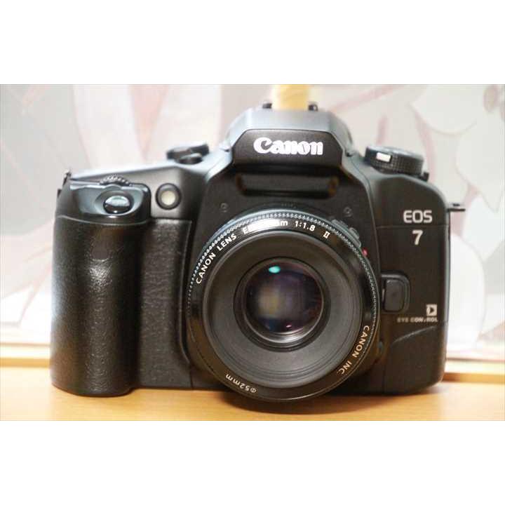 一眼レフカメラ 初心者 フィルムカメラ Canon EOS-7 レンズセット EF 24-85mm F3.5-4.5 USM 広角レンズ 【中古】