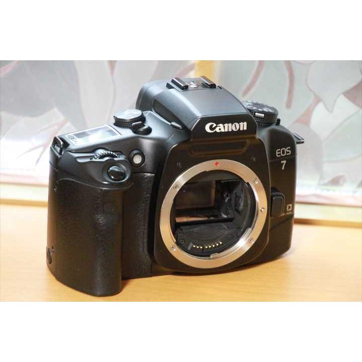 一眼レフカメラ 初心者 フィルムカメラ Canon EOS-7 レンズセット EF 24-85mm F3.5-4.5 USM 広角レンズ 【中古】の画像