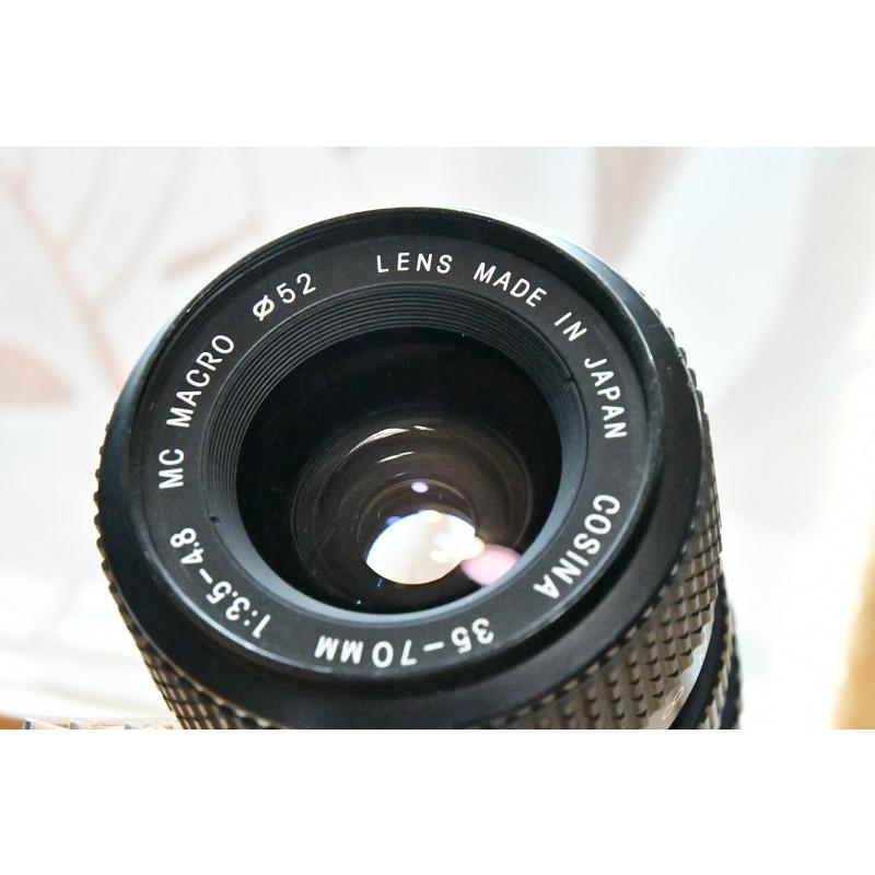 オールドレンズ COSINA 35-70MM 1:3.5-4.8 MC MACRO 一眼レフカメラ