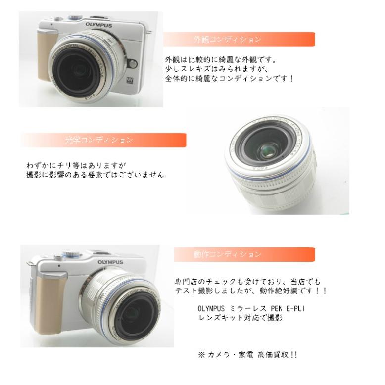 ミラーレス 一眼カメラ 初心者 中古 Olympus Pen E Pl1 レンズキット 一眼レフ オリンパス Pen 一眼 ミラーレス 保証付 送料無料 4 プロスパージャパン 通販 Yahoo ショッピング