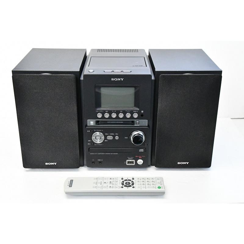 人気商品再入荷 SONY CMT-M35WM システムコンポ MD/CD/カセット搭載 レコーディング/PA機器