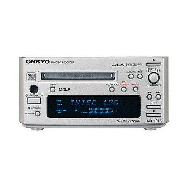 mdプレイヤー ONKYO MD-101A(S) INTEC155 MDデッキ【中古