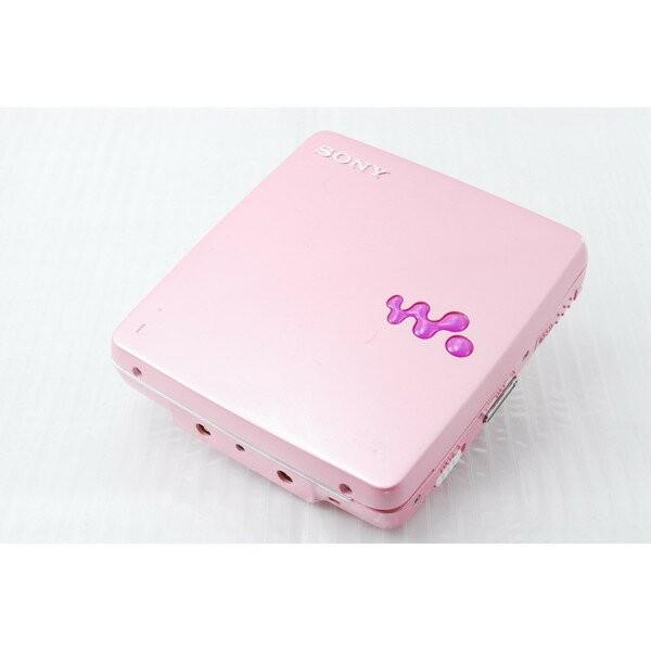 ポータブル MDプレーヤー SONY MZ-EH50-P MDウォークマン【中古