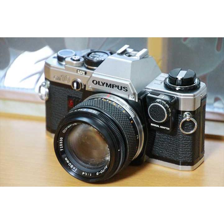 一眼レフカメラ 初心者 フイルムカメラ OLYMPUS OM-10 レンズセット【中古】の画像