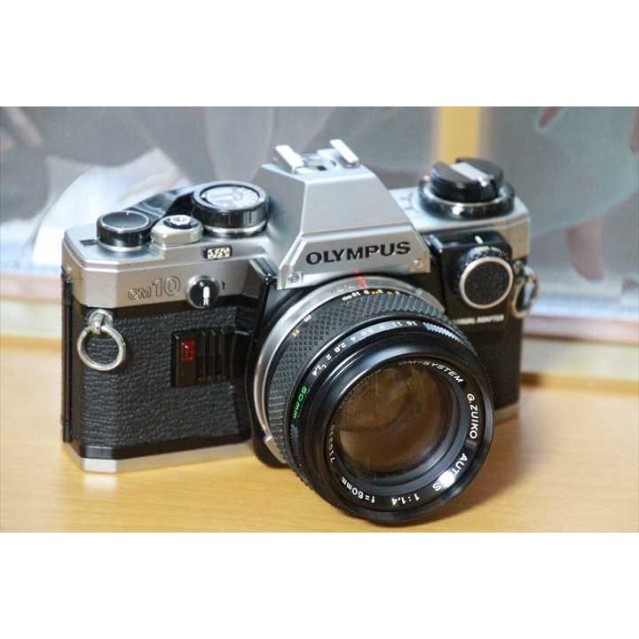 一眼レフカメラ 初心者 フイルムカメラ OLYMPUS OM-10 レンズセット【中古】の画像