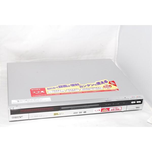 DVDレコーダーダビング スゴ録 地上アナログチューナー搭載HDD250GB DVDレコーダー SONY RDR-HX67【中古】の画像