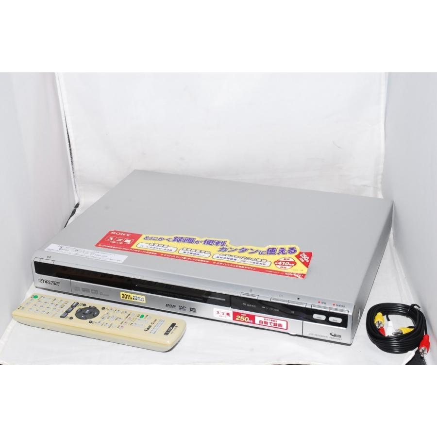 DVDレコーダーダビング スゴ録 地上アナログチューナー搭載HDD250GB DVDレコーダー SONY RDR-HX67【中古】の画像