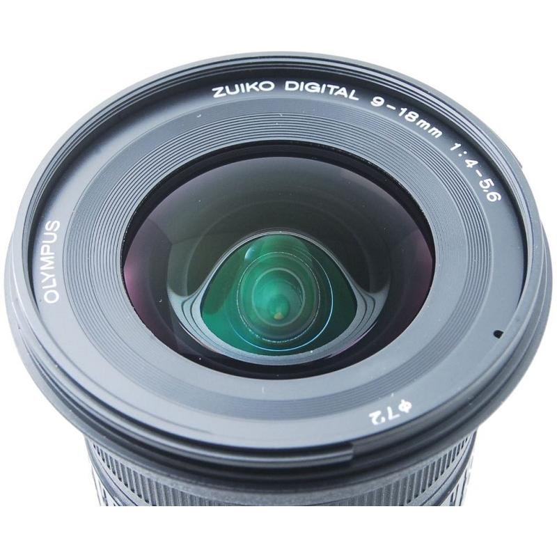 一眼レフカメラ 広角レンズ OLYMPUS ZUIKO DIGITAL ED 9-18mm F4.0-5.6 整備 レンズ電気接点コーティング【中古】 | オリンパス | 05