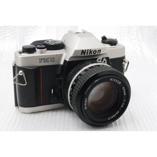 一眼レフカメラ 初心者 中古 一眼レフ Nikon FM10 標準セット 当店オリジナルWレンズセット【中古】の画像