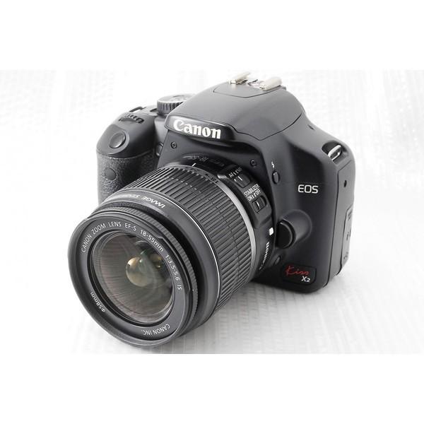 一眼レフカメラ 初心者 中古 一眼レフ Canon デジタル一眼レフカメラ EOS Kiss X2 レ ンズキット 整備 センサークリーニング【中古】 | EOS Kiss X2