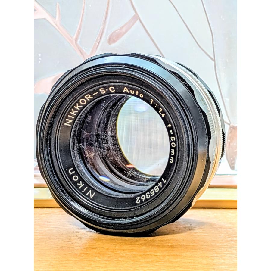 オールドレンズ ニコン Nikon Auto NIKKOR-S・C 50mm F1.4  単焦点レンズ 一眼レフカメラ【中古】 | NIKKOR | 03