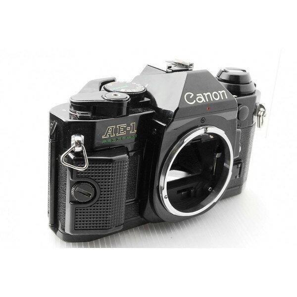 一眼レフカメラ 初心者 中古 一眼レフ フィルムカメラ Canon AE-1 PROGRAM 単焦点レンズ FD50mm F1.8【中古】【ブラック】の画像