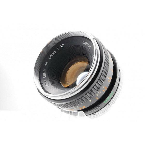 一眼レフカメラ 初心者 中古 一眼レフ canon AE-1  フィルムカメラ  単焦点レンズ FD 50mm f1.8.付【中古】の画像