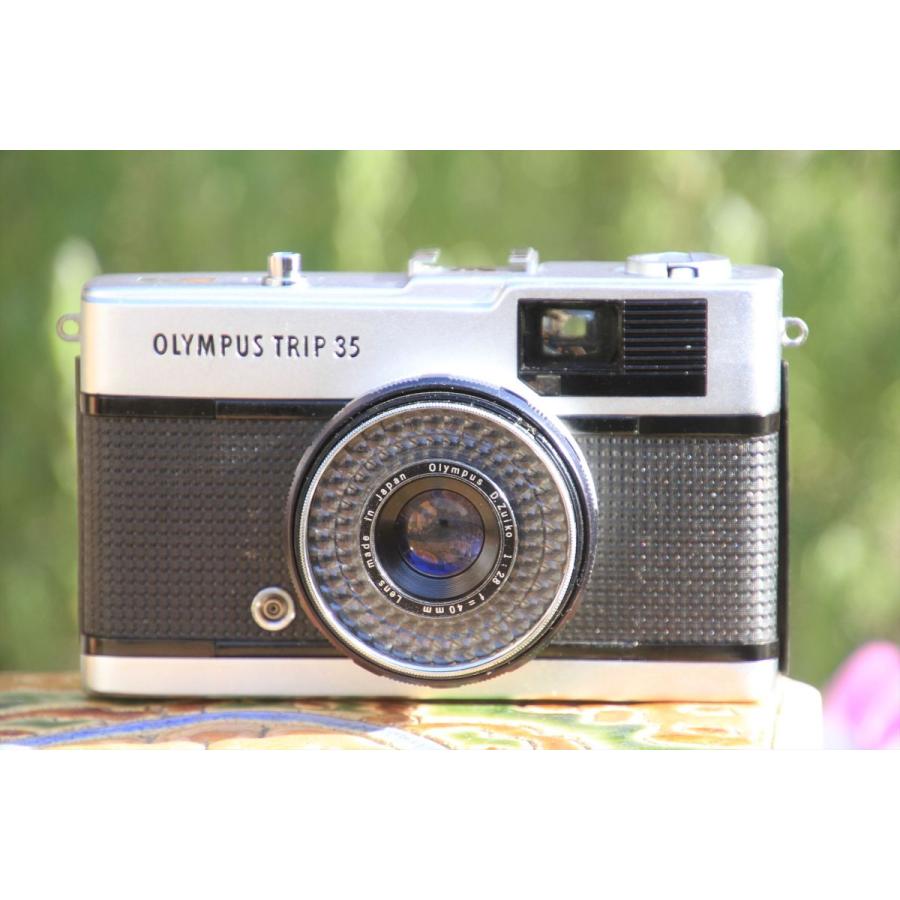 オリンパス - 写真フィルム写真機 中古  写真フィルム写真機 OLYMPUS TRIP 35 写真フィルム写真機 olympus【検査と修理済】【中古】 カメラ-テレビ、オーディオ、カメラ-コンパクトカメラ