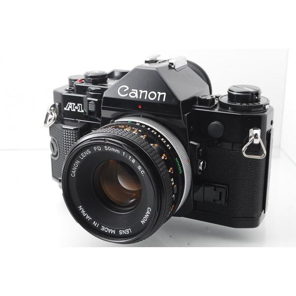 Canon A-1 + FD50mm F1.8 S.C. 動作良好 キャノン キヤノン（Canon） 一眼レフカメラ 初心者 中古 一眼レフ Canon A-1