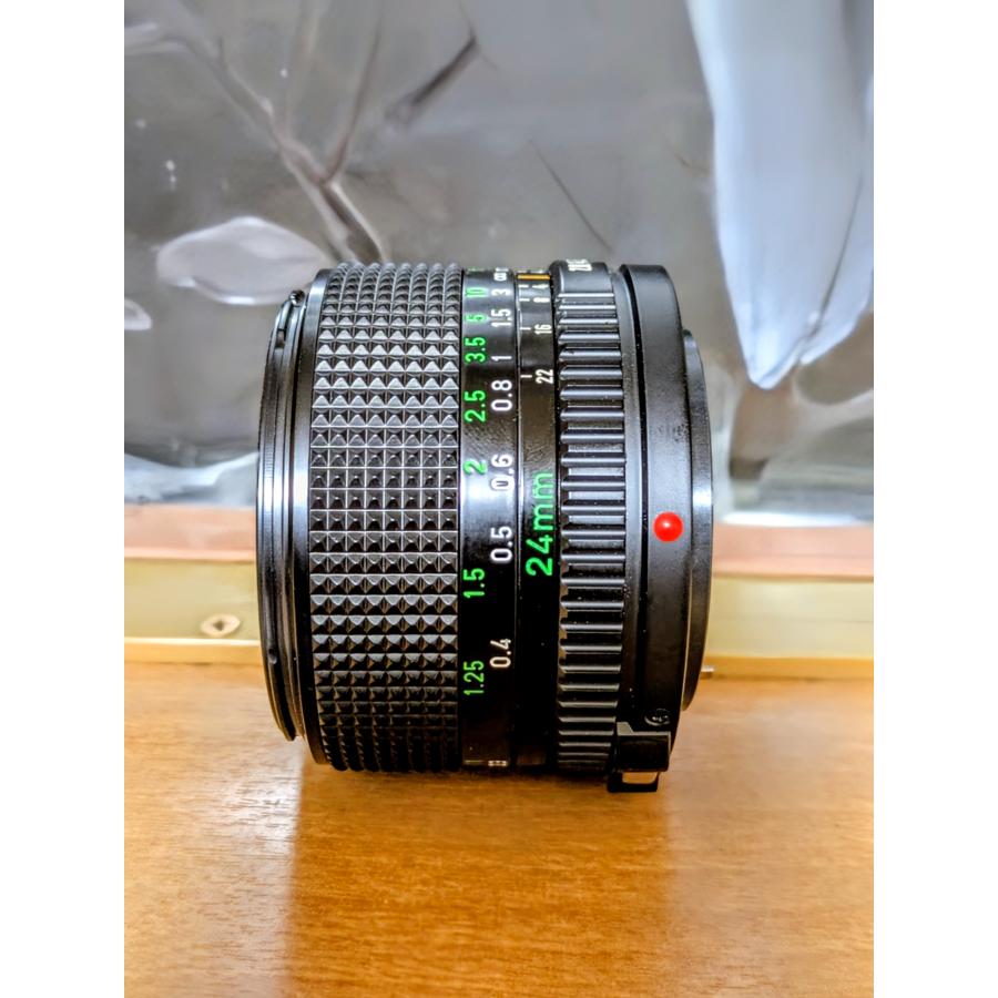 整備品Canon FD 24mm f2.8 s.s.c 単焦点広角　◯印 Canon FD 24mm F2.8 S.S.C. 整備済 キヤノン 単焦点広角レンズ (60027
