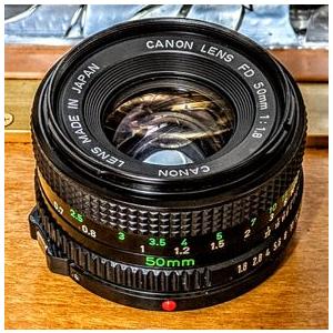 オールドレンズ 一眼レフカメラ 初心者 中古 一眼レフ CANON LENS FD 50mm F1.8 【中古】 | キヤノン | 04