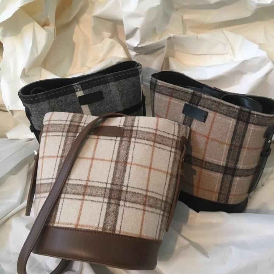 プレゼント バッグ レディースショルダー ショルダーバッグ 肩掛け チェック柄 かわいい 斜め掛けバッグ【送料無料】 | 