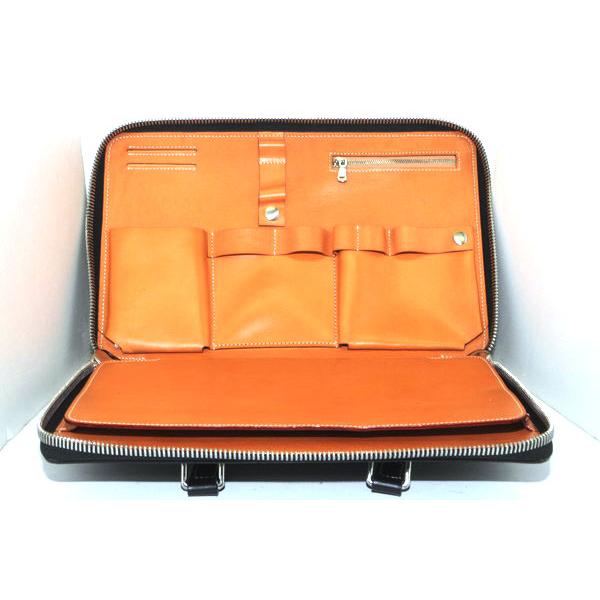 プレゼント ビジネスバッグ ブリーフケース メンズ  通勤 レザー 本革 A4 横型 PC対応 マチ拡張 大容量 PCバッグ【送料無料】 |  | 03