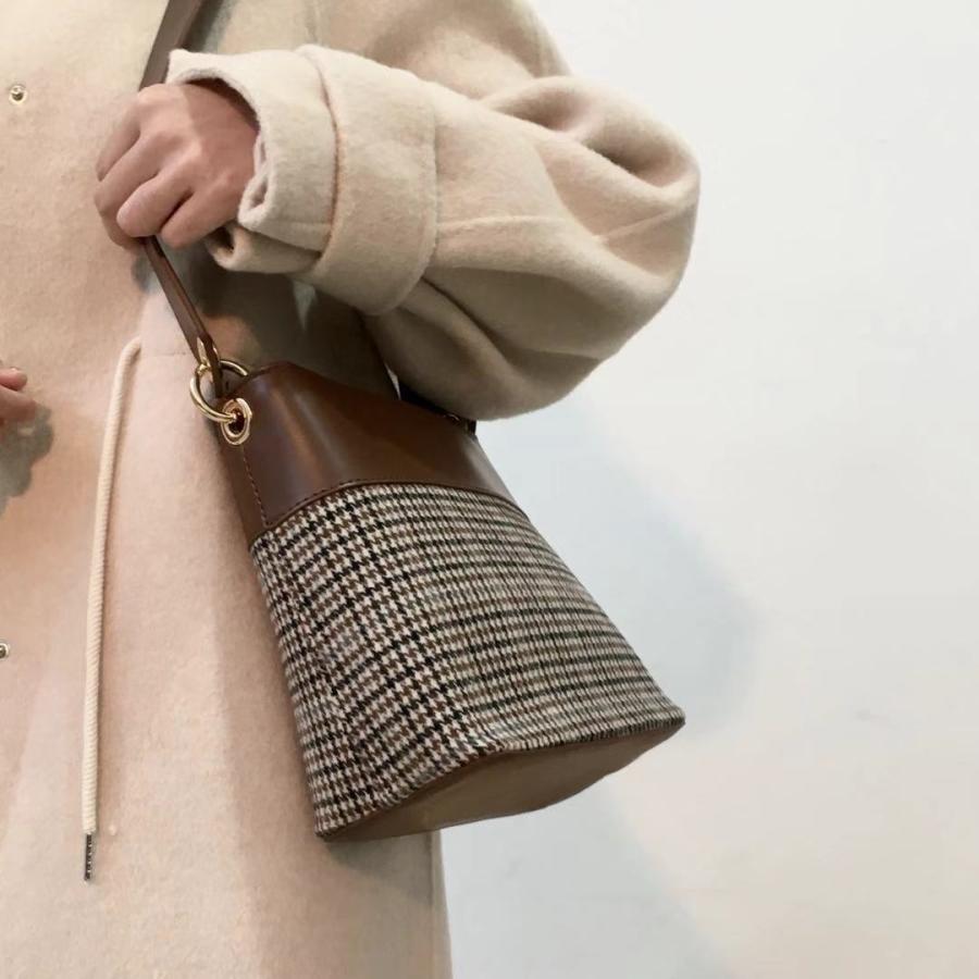 プレゼント バック レディースショルダーバッグ ショルダーバッグ 肩掛け チェック柄　かわいい プレゼント【送料無料】 |  | 03