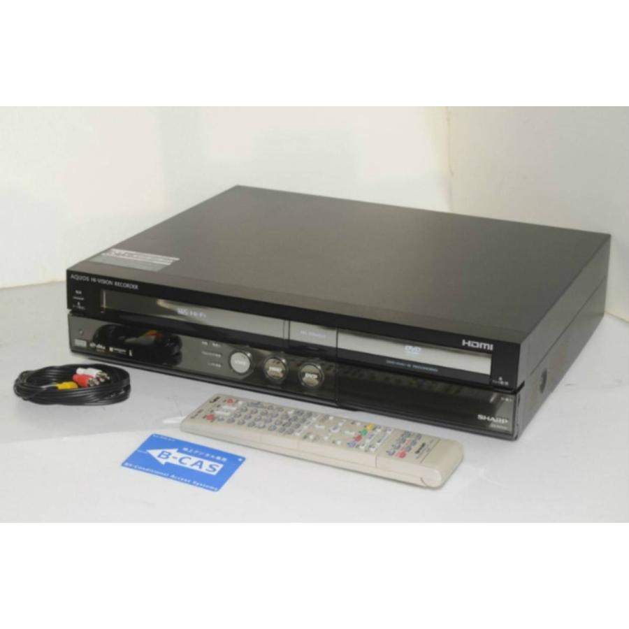 簡単ダビング HDD搭載ビデオ一体型DVDレコーダー 250GB SHARP AQUOS DV-ACV52【中古】【特価商品】｜prospers