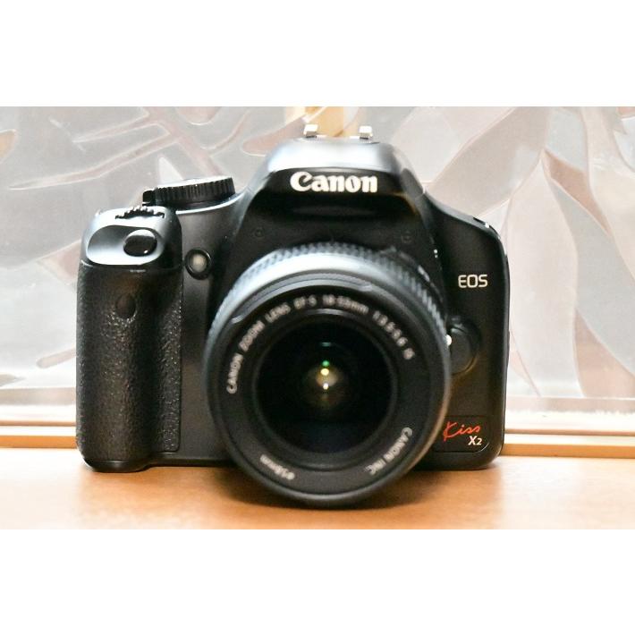 一眼レフカメラ 中古 初心者 Canon EOS Kiss X2 レンズキット 整備