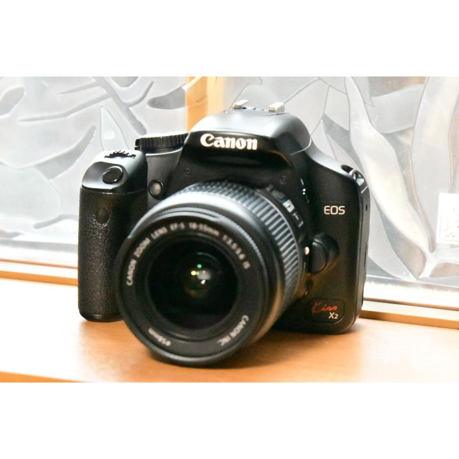 一眼レフカメラ 中古 初心者 Canon EOS Kiss X2 レンズキット 整備 センサークリーニング【中古】｜prospers｜02