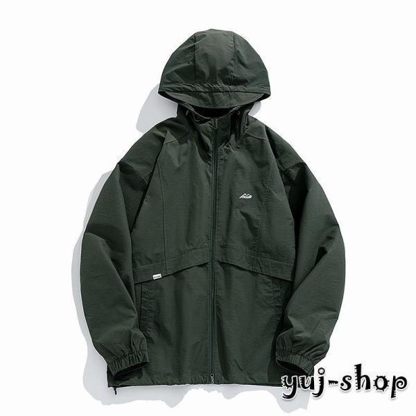 マウンテンパーカー メンズ撥水加工 ブルゾン アウトドア