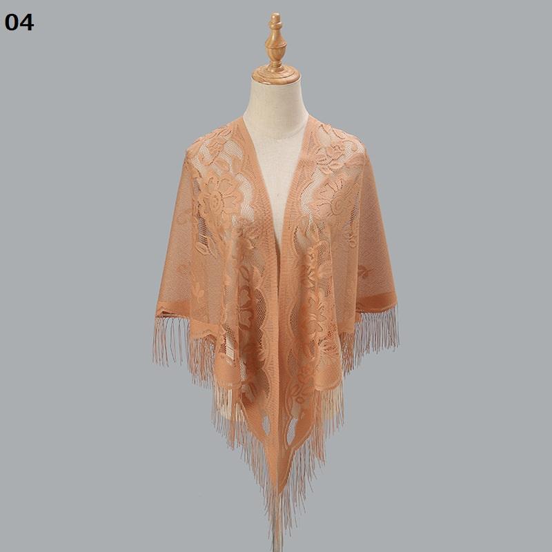 フラメンコ用シージョ スカーフ ブラウンシージョ　ミントグリーンチュール フラメンコ用シージョ スカーフ ブラウンシージョ ミント