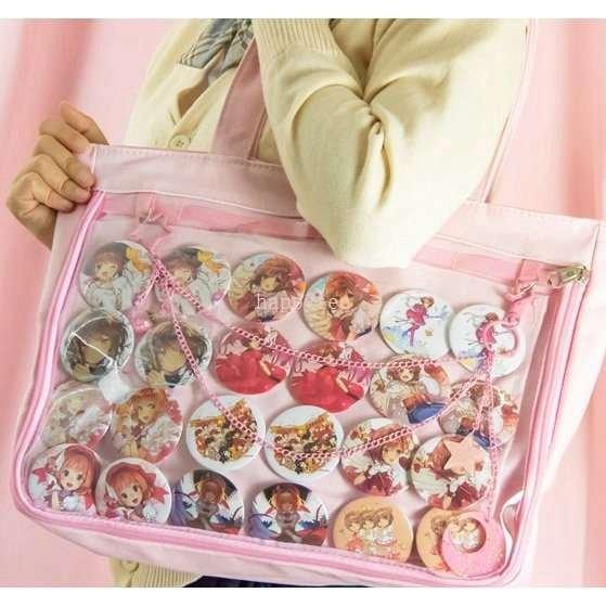 痛バッグ 痛バ レディース トート オタク 推し A4 缶バッチ 痛バッグ 痛バ レディース トート オタク 推し A4 缶バッチ