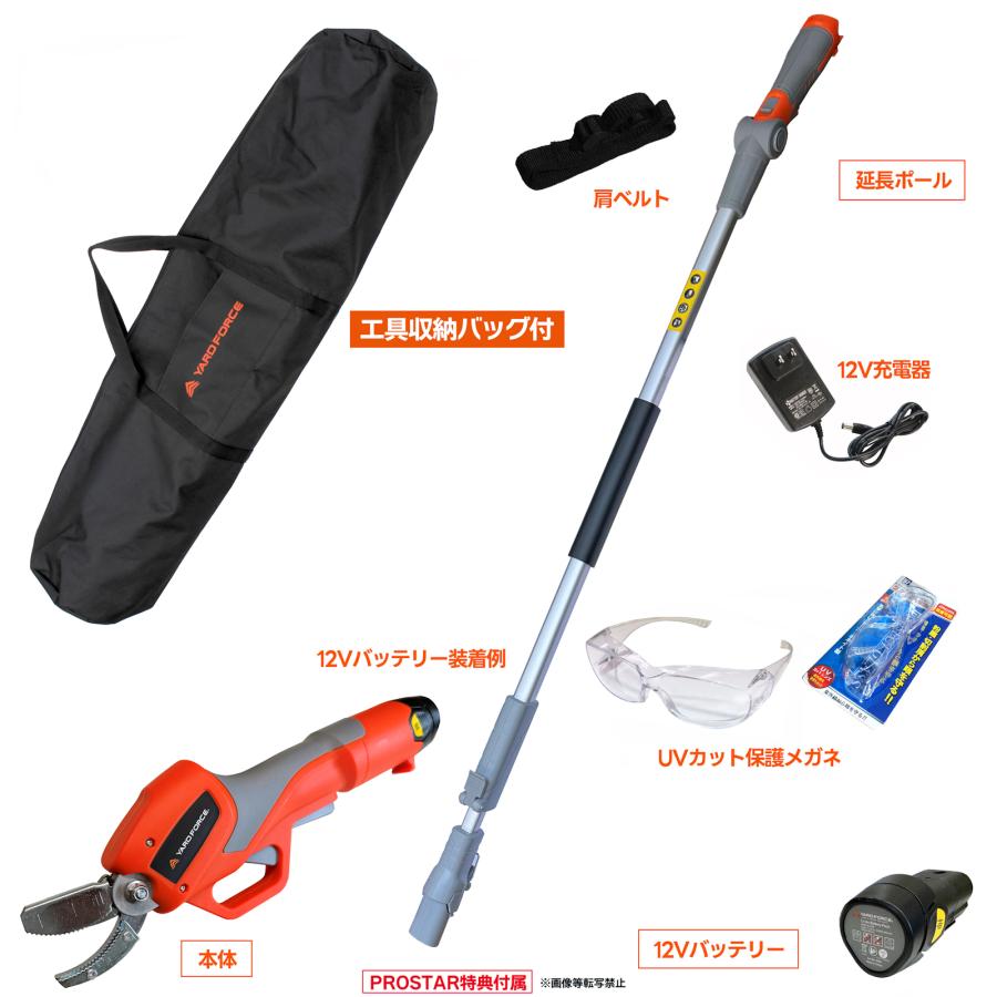 YARD FORCE（ヤードフォース） 【工具収納バッグ・他付】 12V