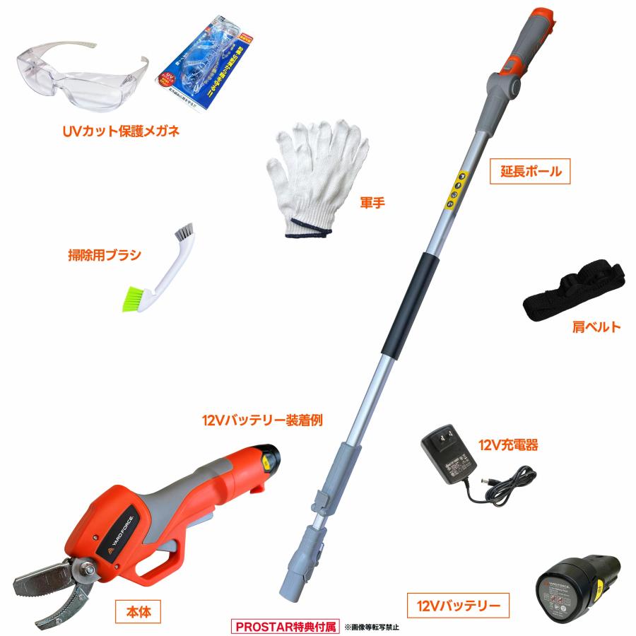 電動式高枝切り鋏 Amazon | 高枝電動のこぎり 高枝切り充電式剪定ばさみ 3 in 1 の