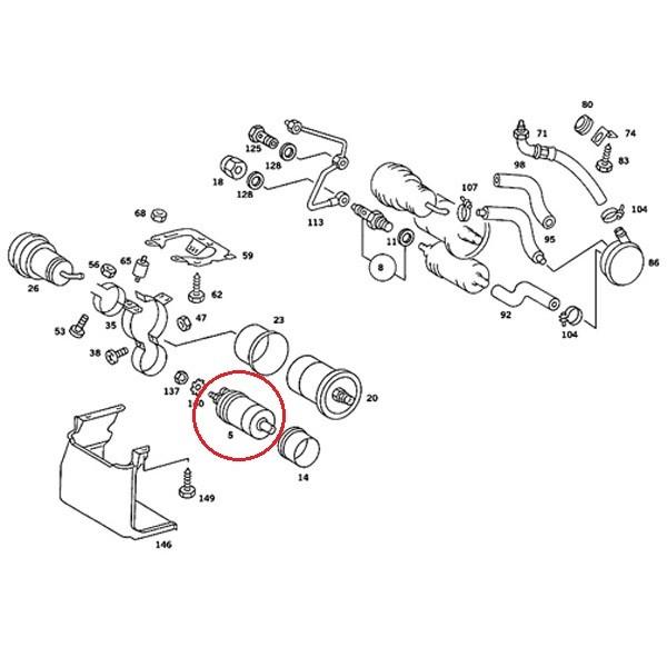 メルセデス・ベンツ R107 W123 W124 燃料ポンプセット メルセデス・ベンツ R107 W123 W124 燃料ポンプセット ベンツ W124