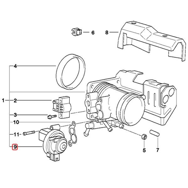 BMW E46 E36 Z3 アイドルバルブ/アイドルエアバルブ/アイドルコントロールバルブ 13411247988 13411435846｜protechauto｜02